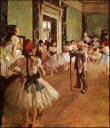 degasThe Dancing Class, 1874 Oil on canvas (85 x 75 cm.) .jpg (167330 byte)